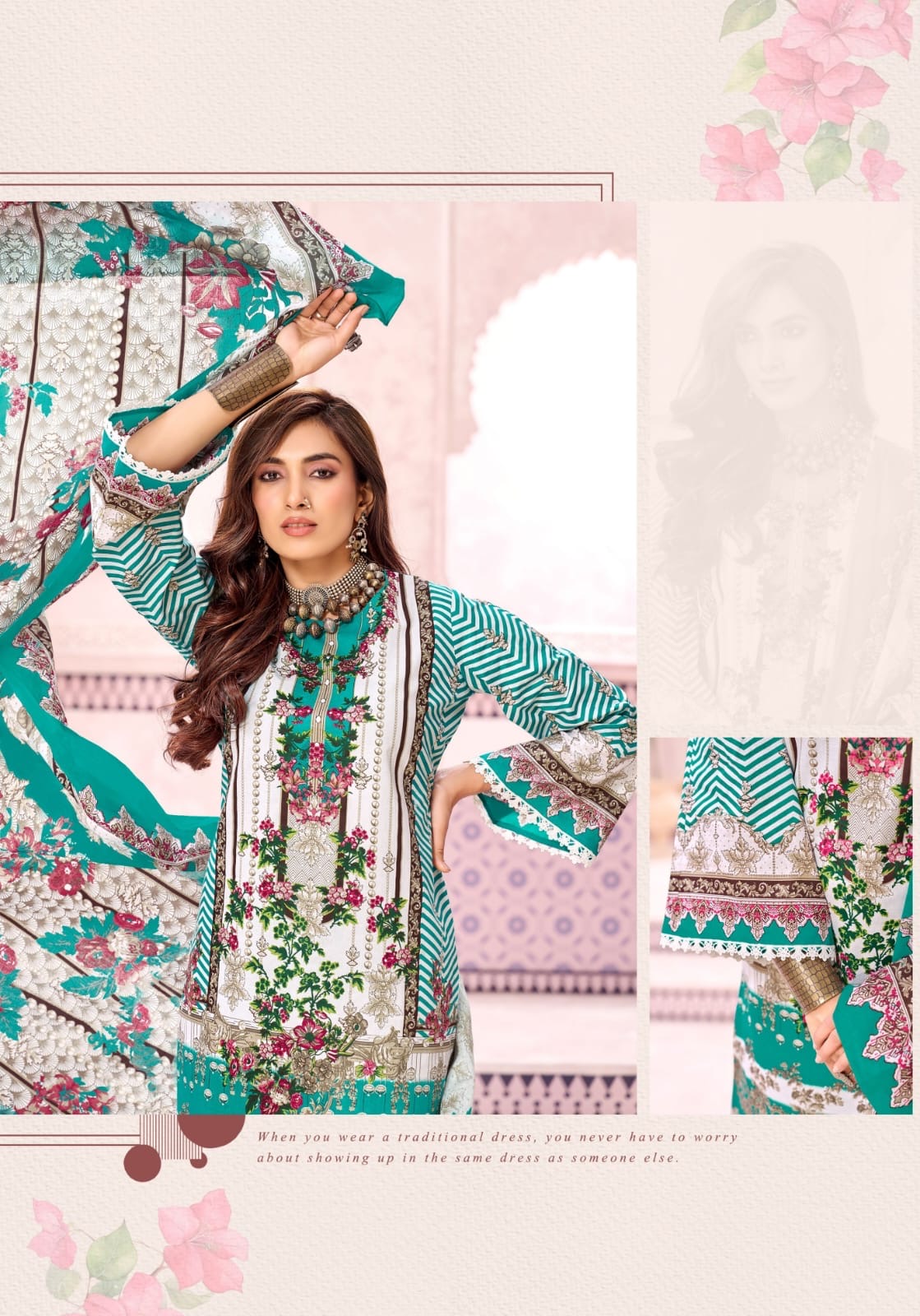 Bahaar Jade | Lawn Cotton Pakistani Suit Set