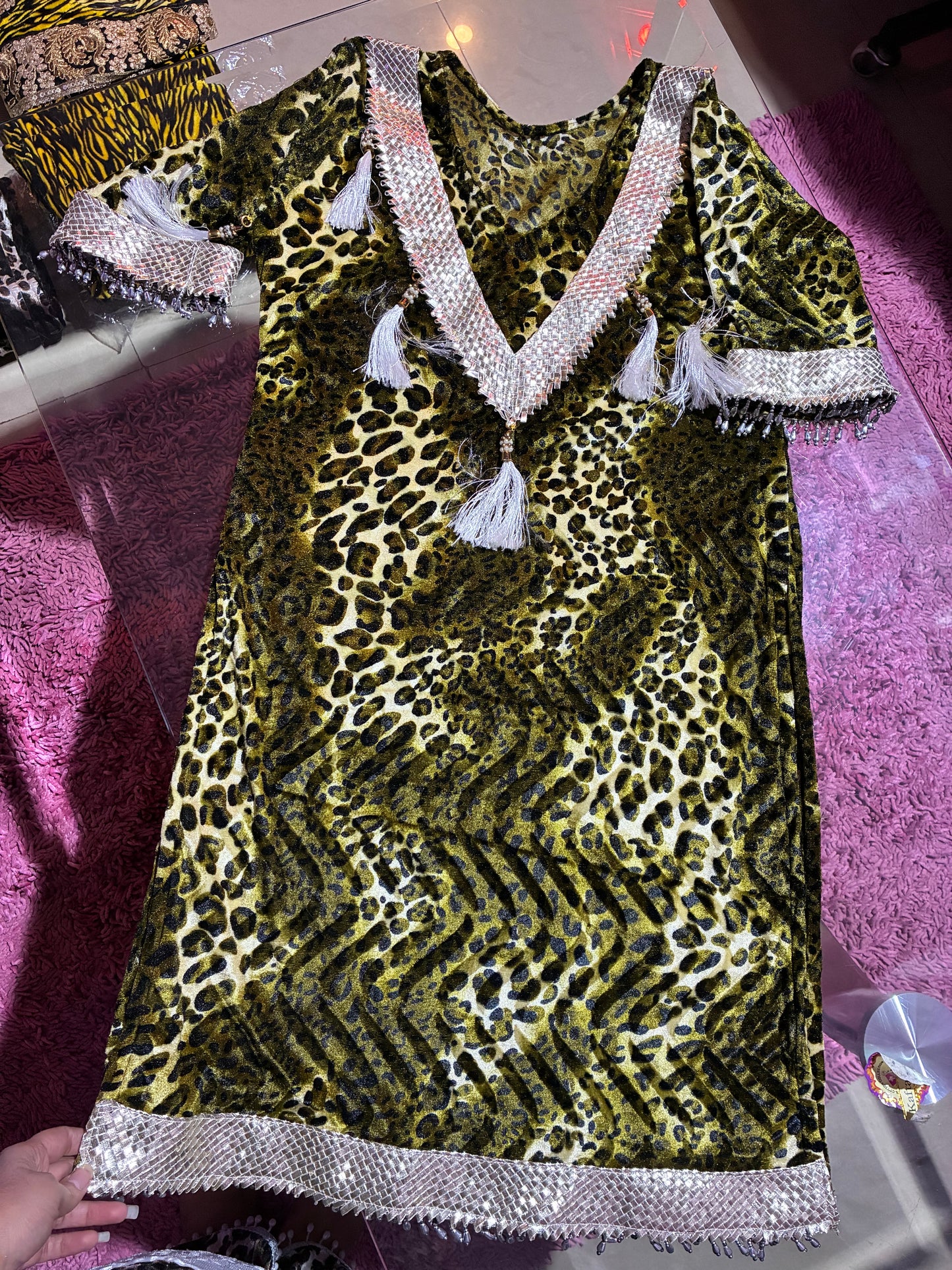 Jungle Luxe Velvet Kurta Set