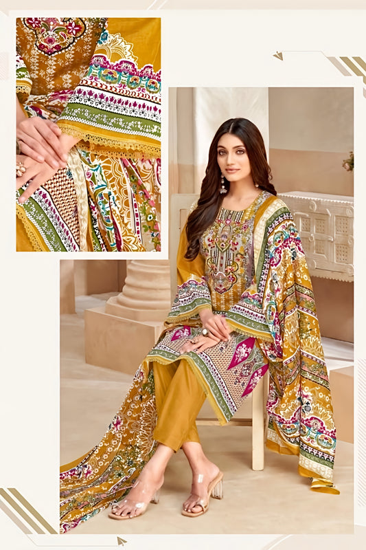 Sehrish Mustard Regal Pakistani Suit Set