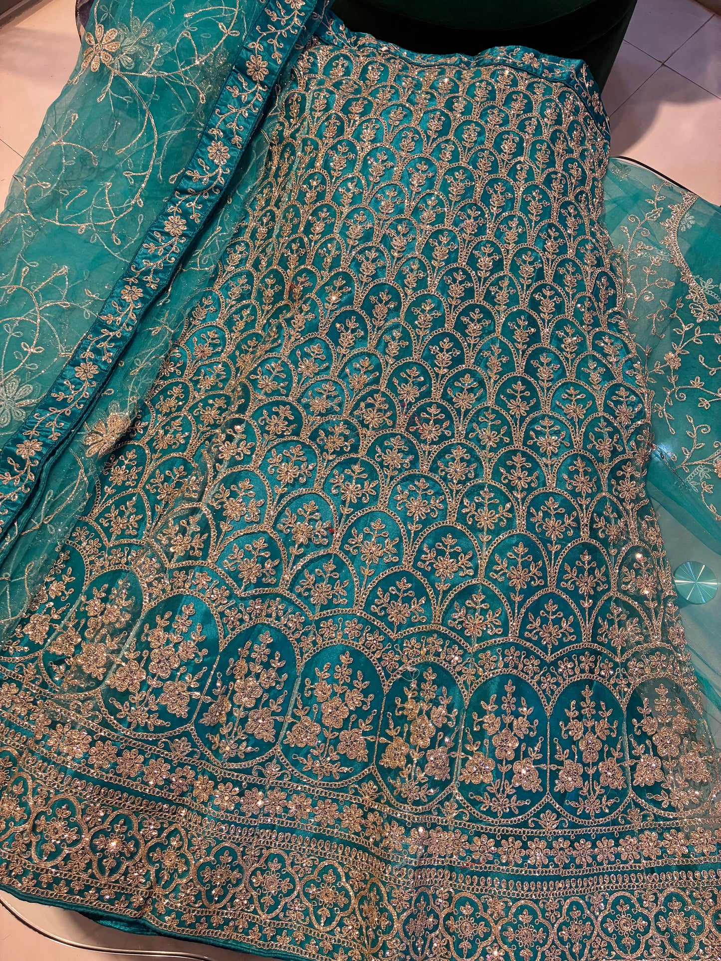 Aqua Noor Bridal Lehenga Set
