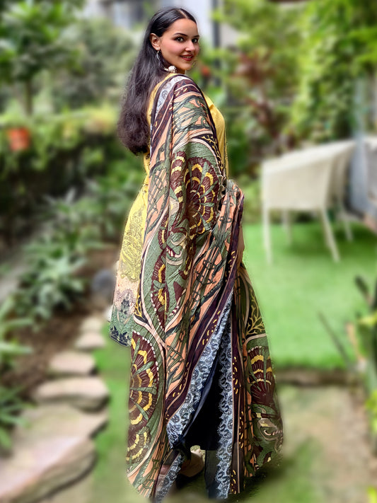 Noor-E-Zahra | Lawn Cotton Pakistani Suit Set