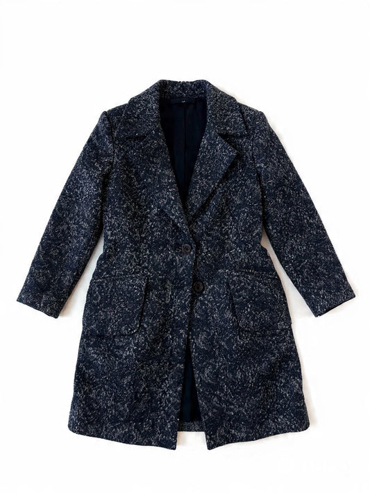 Charcoal Luxe Long Winter Coat