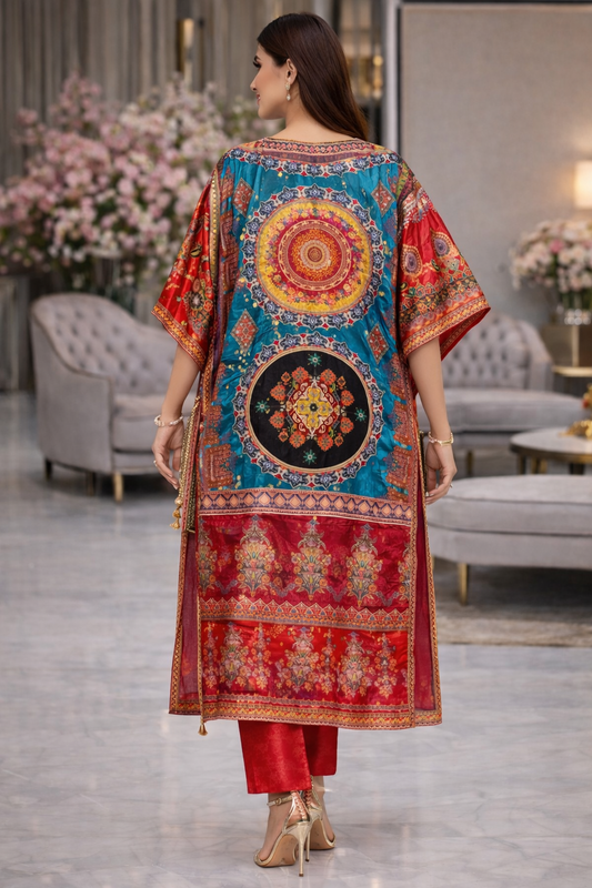 Zarina Bohemian Radiance Kaftan Set