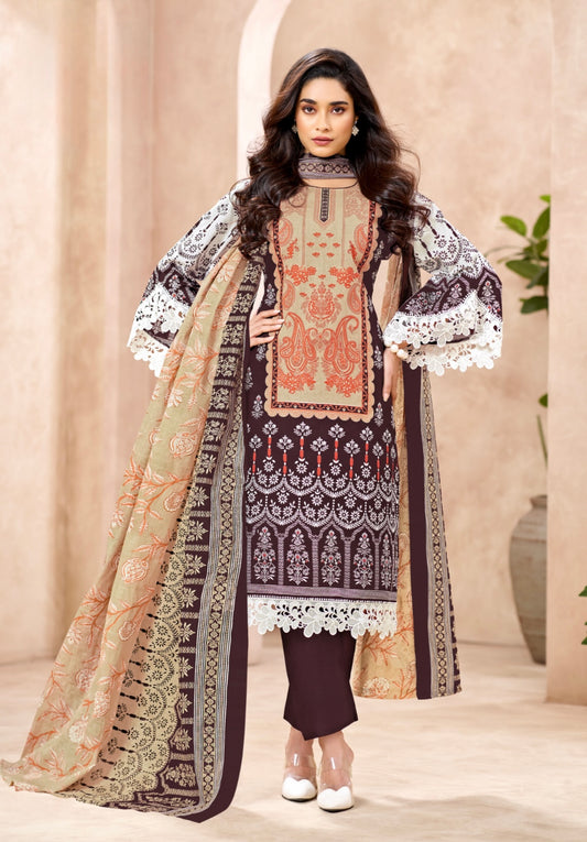 Gulbahar Noir Heritage | Lawn Cotton Pakistani Suit Set