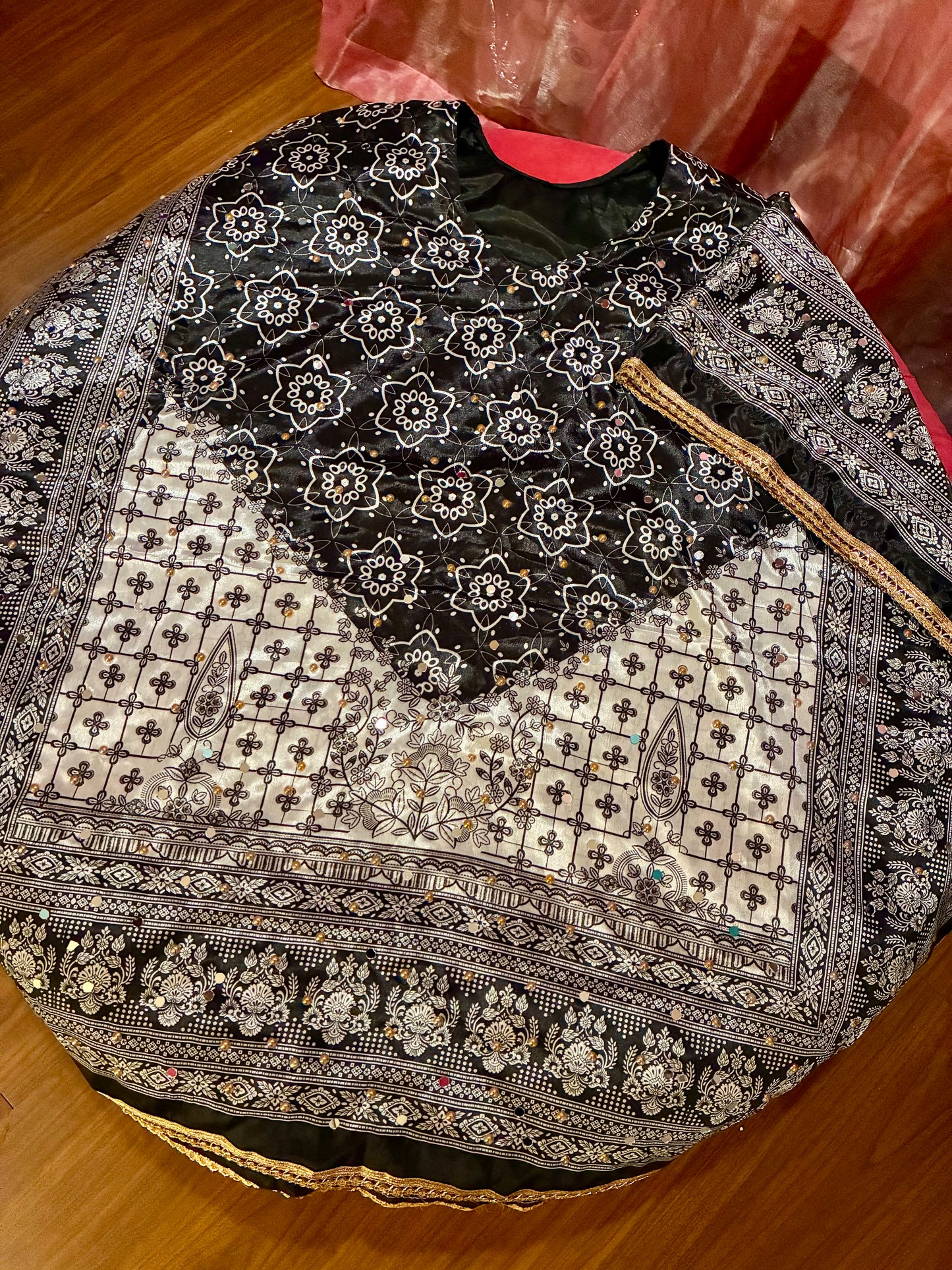 BnW Midnight Mosaic Kaftan