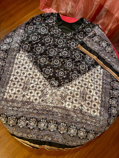 BnW Midnight Mosaic Kaftan