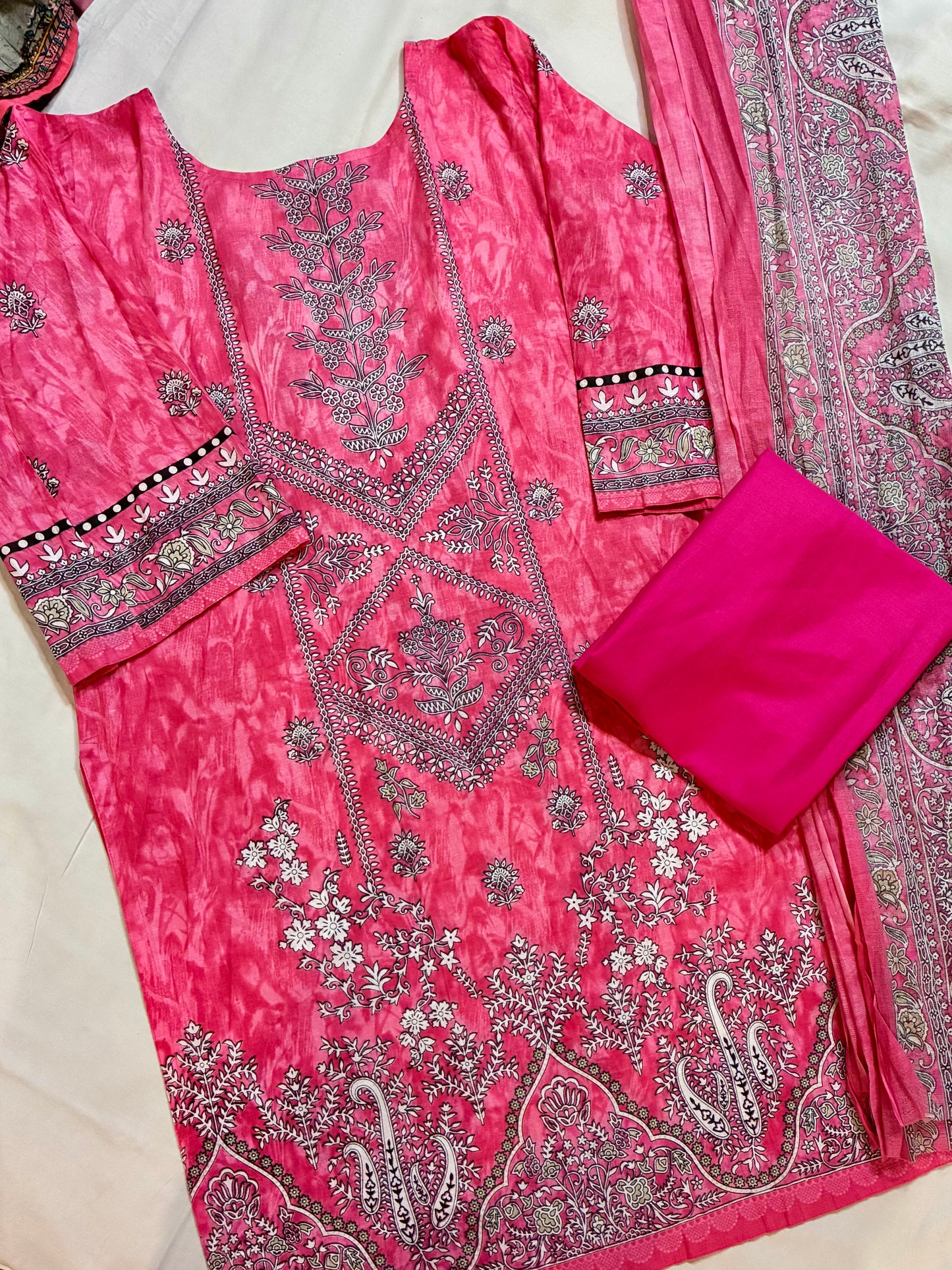Meher Gulabi Noor | Lawn Cotton Pakistani Suit Set