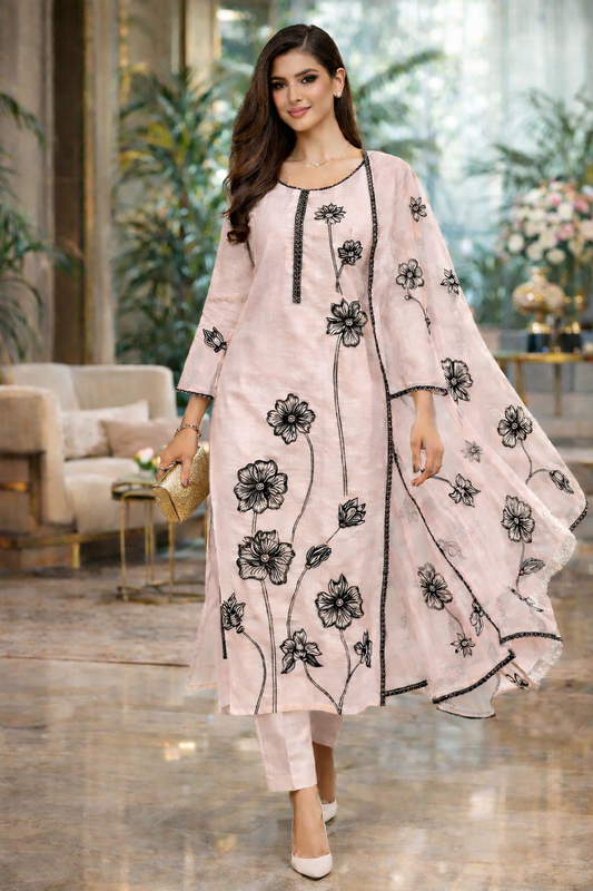 Wildflower Ink Kota Doria Suit Set