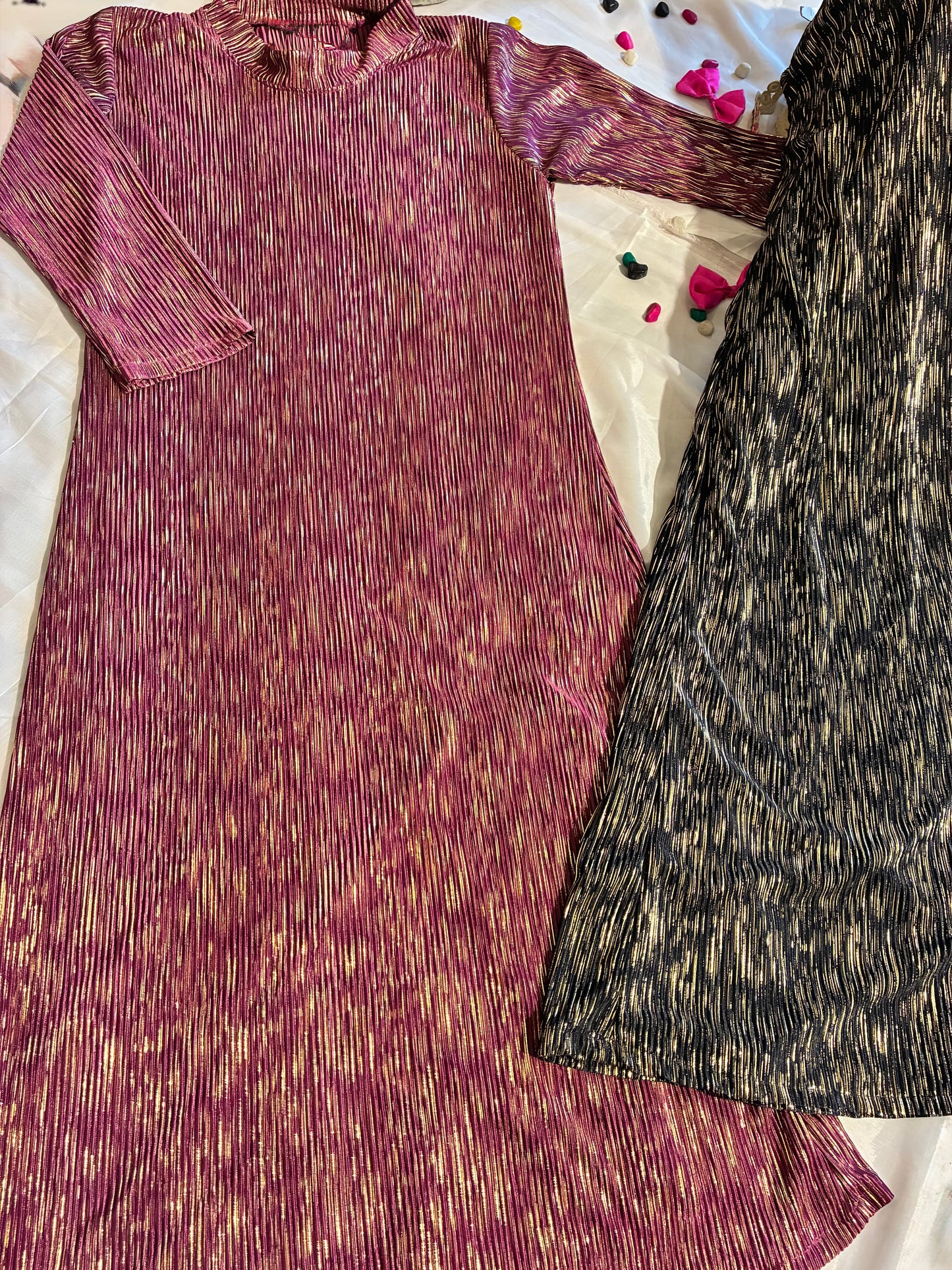 Celeste Shimmer Midi Dress