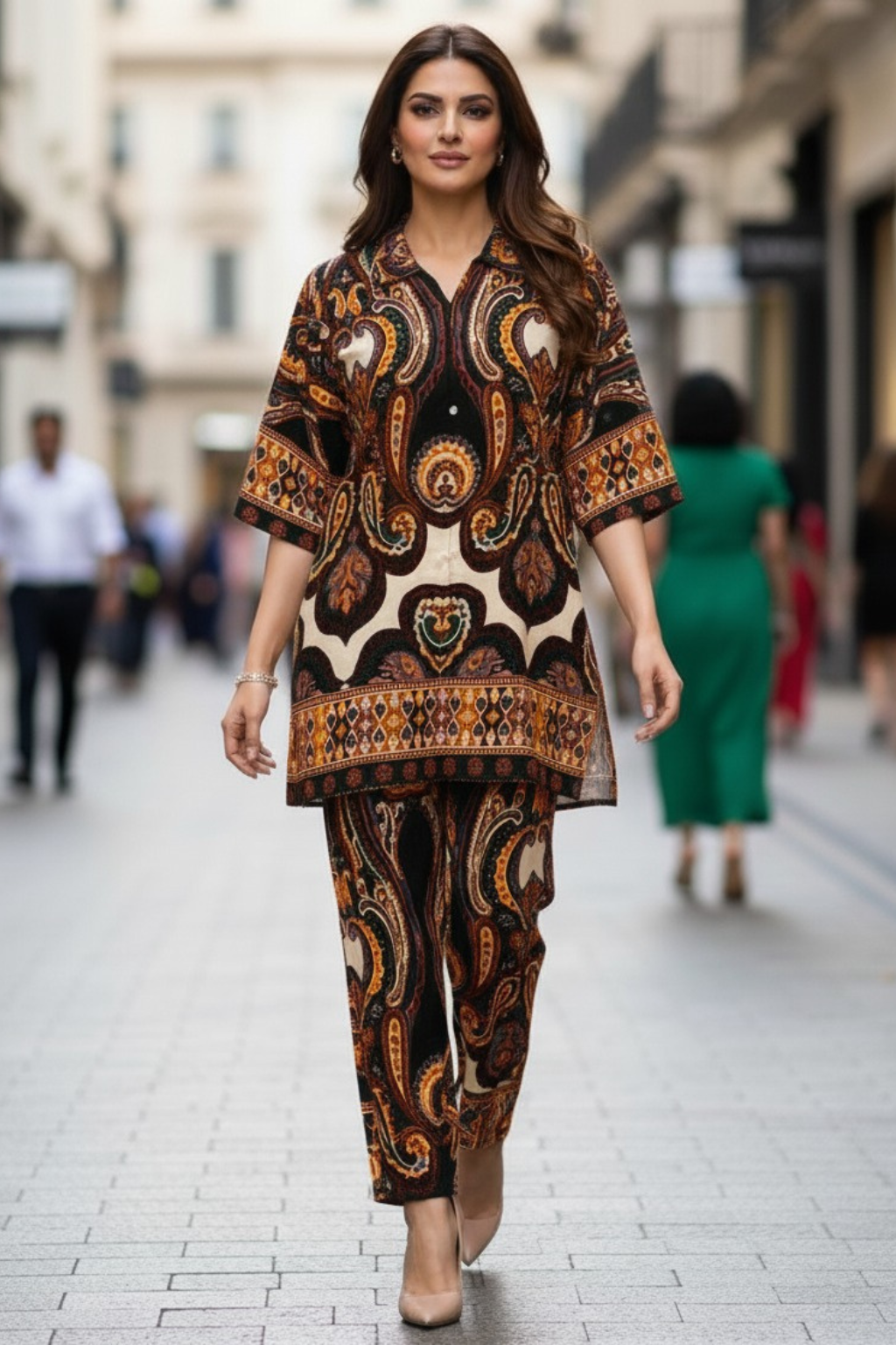 Royale Paisley Pakistani Co-ord Set