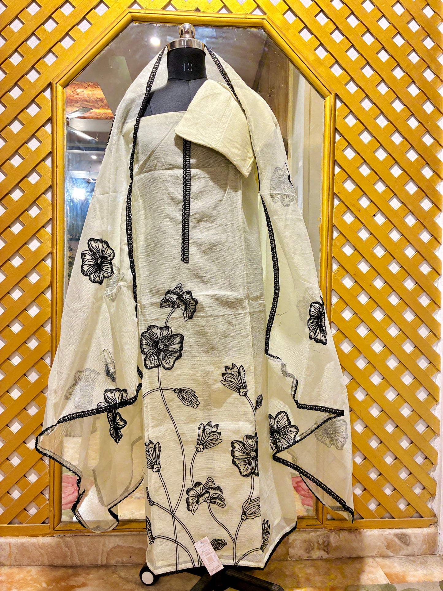 Wildflower Ink Kota Doria Suit Set