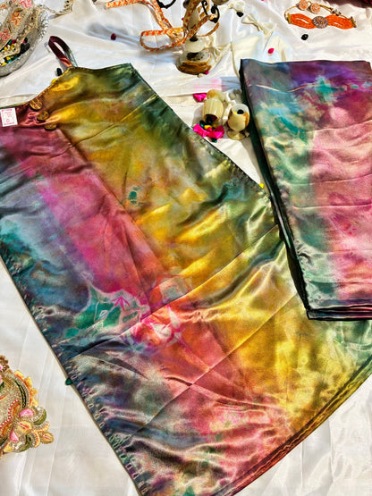 Pink Prism Satin Set