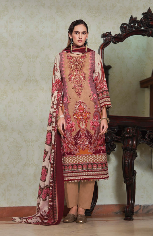 Aafreen Earthy Charm | Lawn Cotton Pakistani Suit Set
