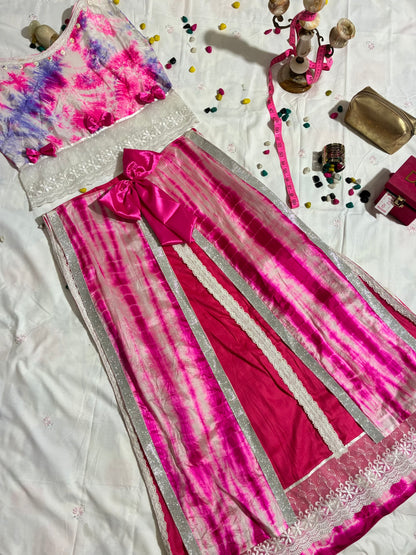 Fuchsia Royale Pure Silk Ensemble