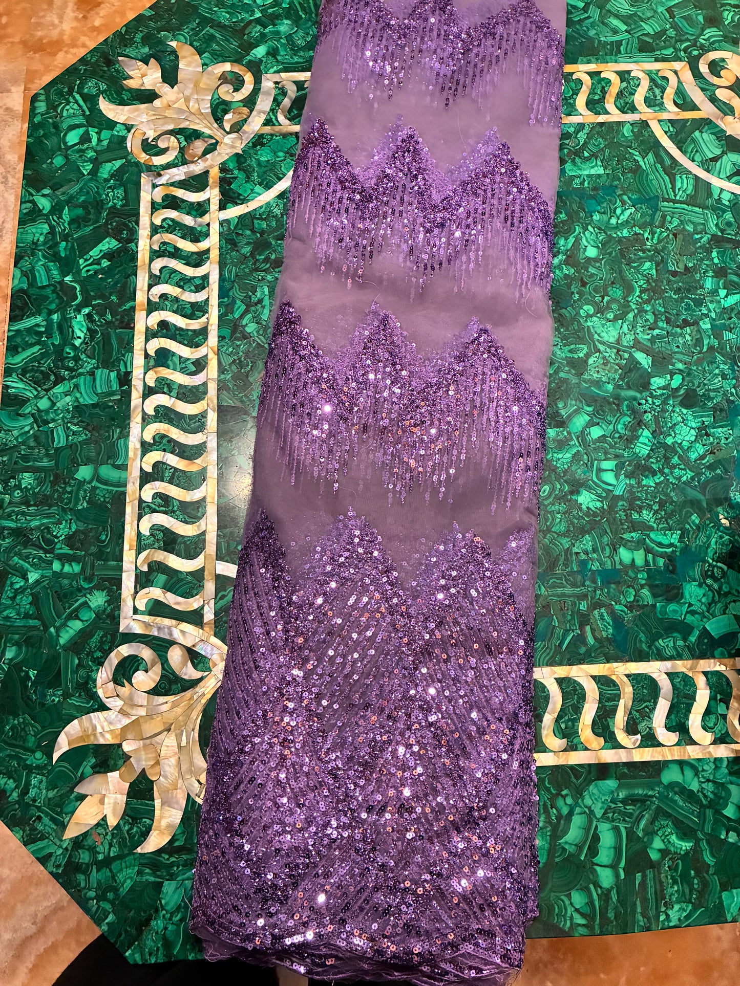 Amethyst Glow Luxe Net Saree