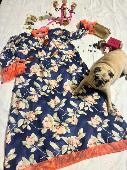 Ted Bakerr Satin Midi Dress