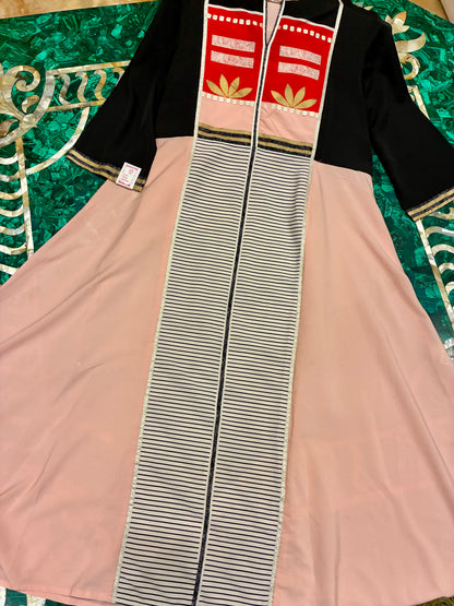 Cotton Frock-style Kurta Set