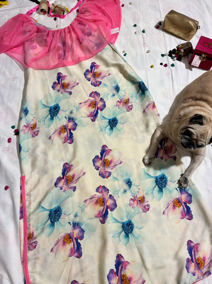 Ted Bakerr Blush Bloom Maxi Gown