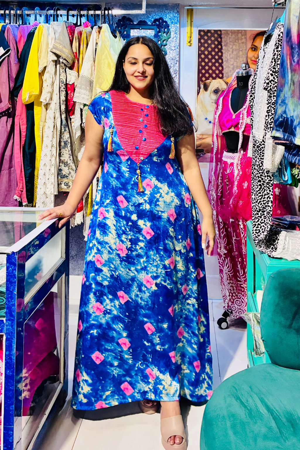 Royal Amethyst Trail Gown