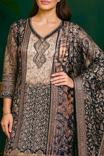 Noora Midnight Tapestry Velvet Set