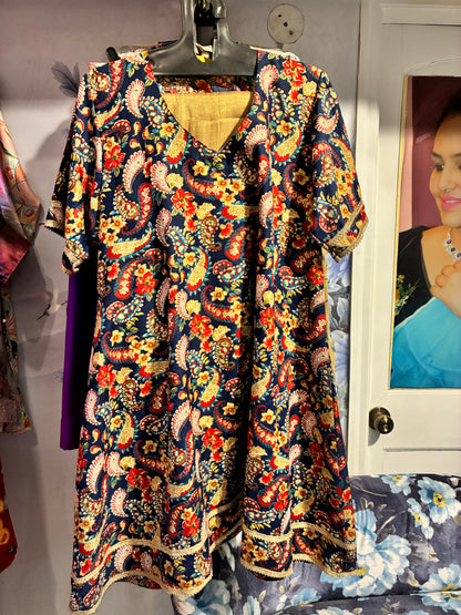 Indigo Heritage Khadi Print Kurta Set