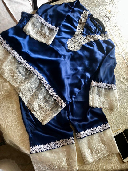 Midnight Muse Satin Co-ord