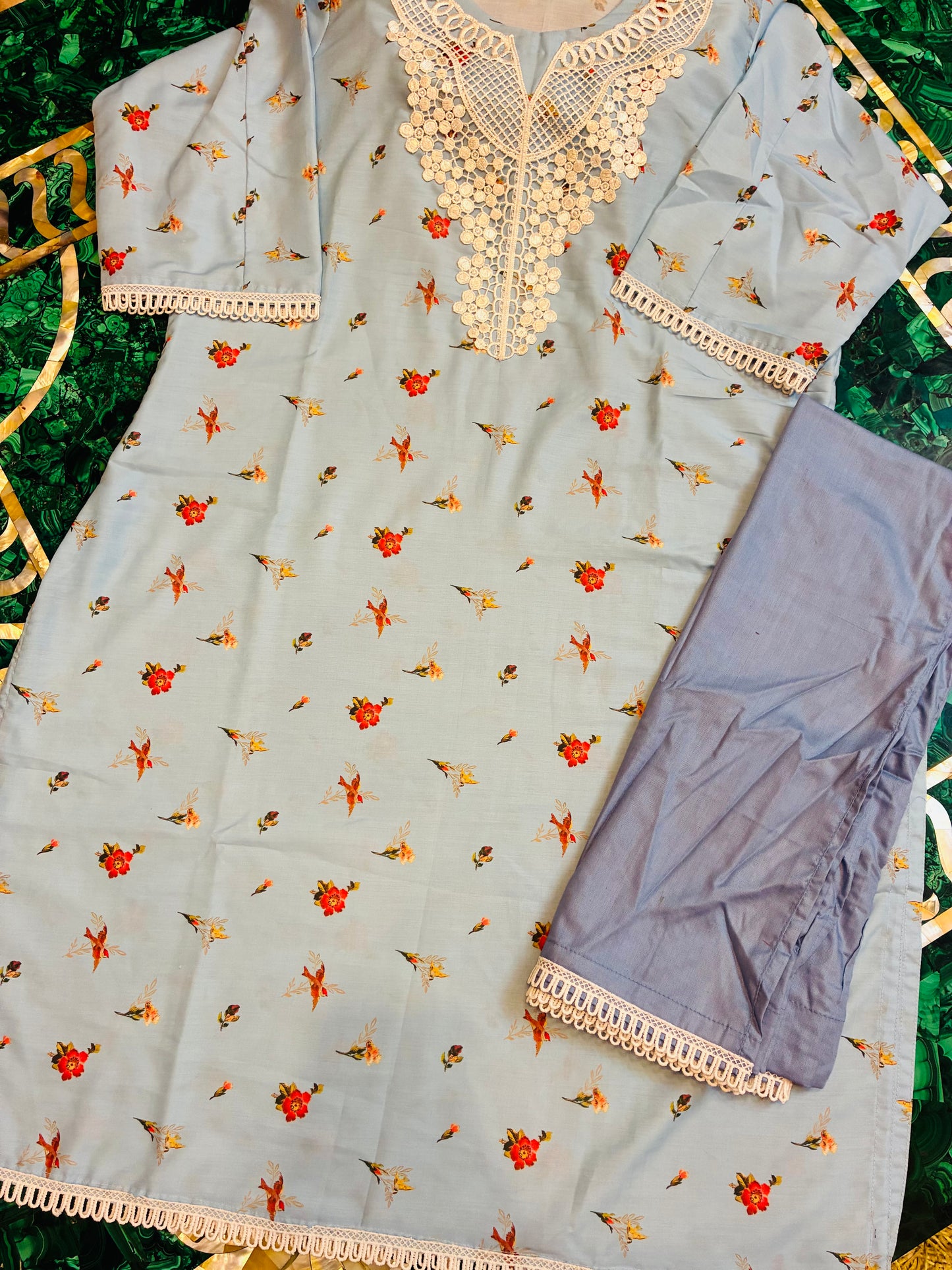 Pastel Bloom Kurta Set