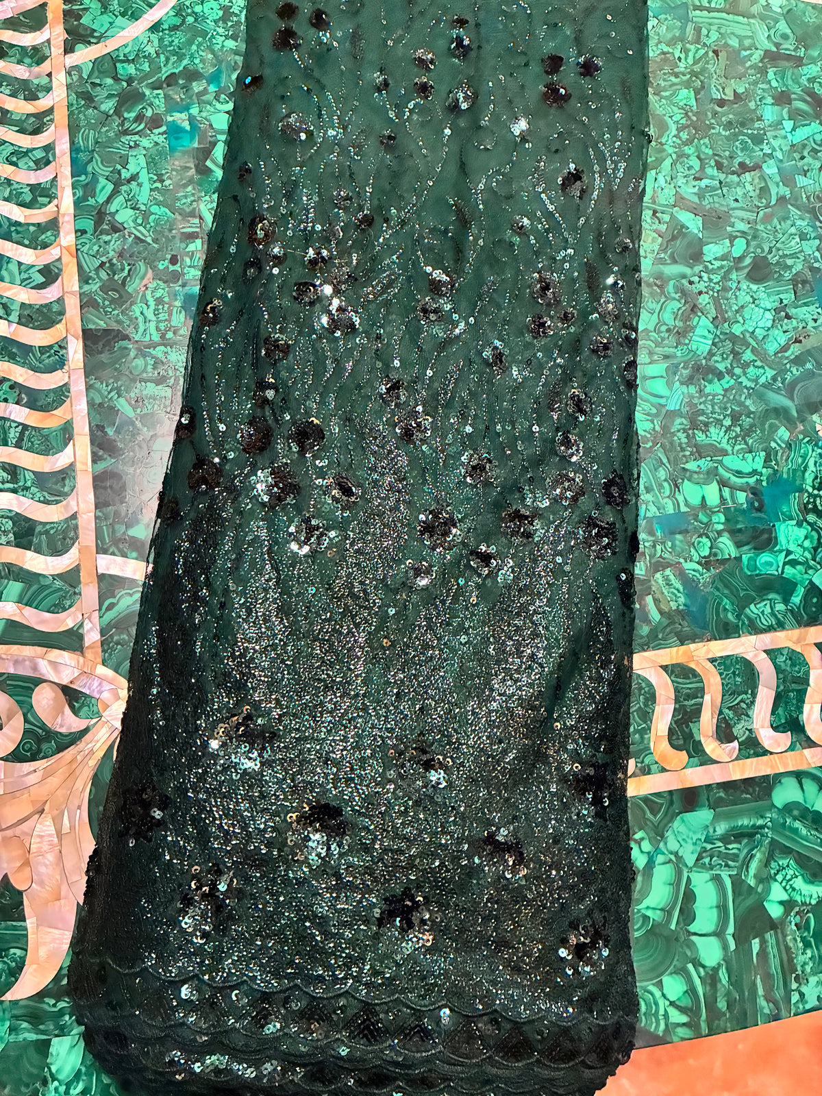 Noir Bloom Luxe Net Saree