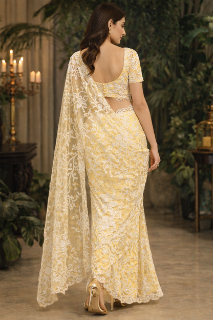 Iris Veil Net Saree