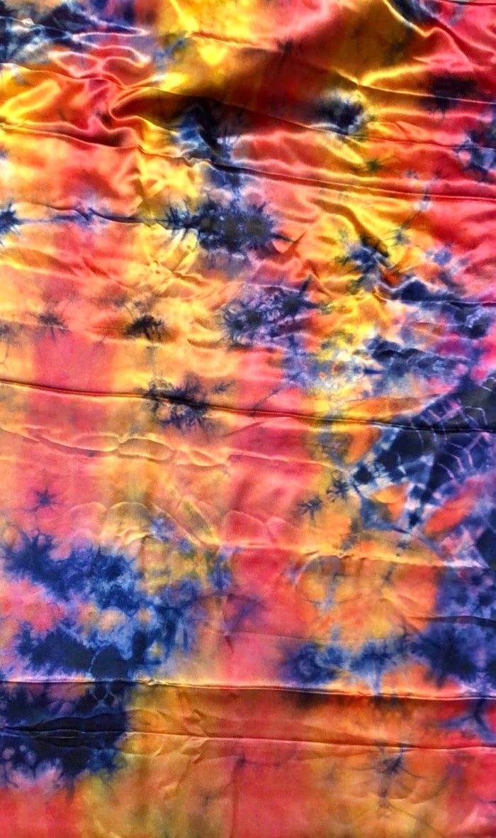 Phoenix Flame Luxe Satin Saree