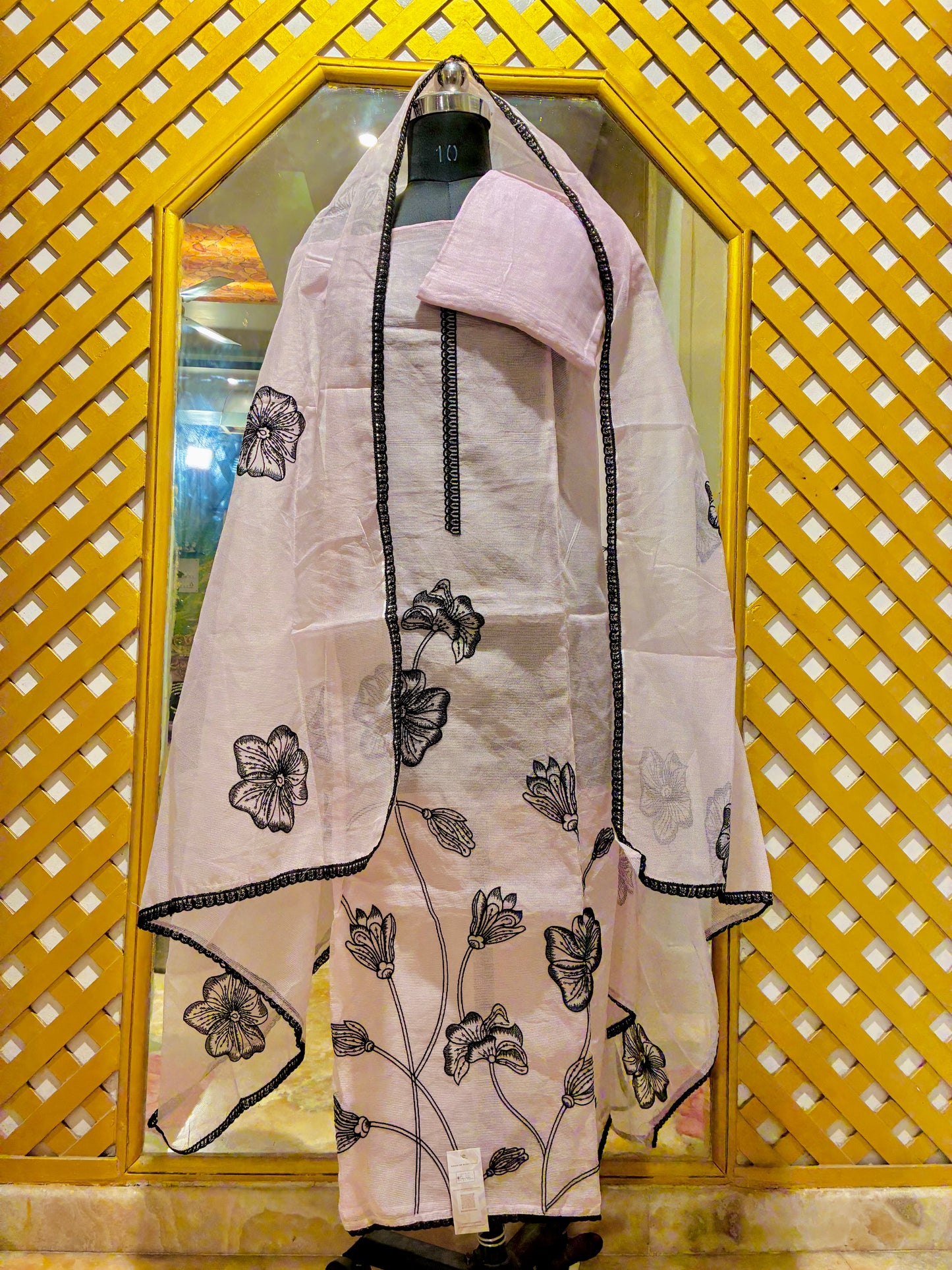 Wildflower Ink Kota Doria Suit Set