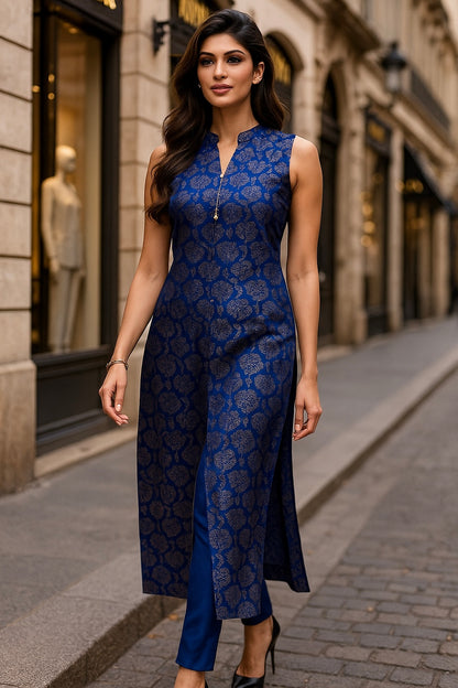 Banarasi Longline Kurta