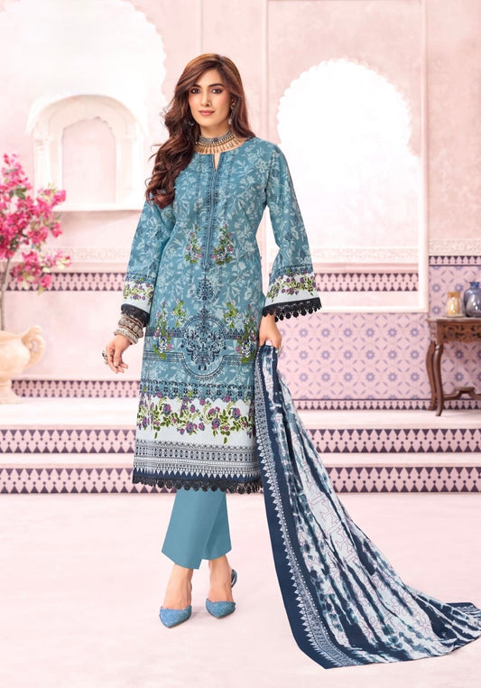 Falak Regal | Lawn Cotton Pakistani Suit Set