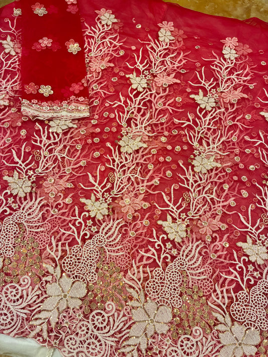 Barbie Veil Net Saree