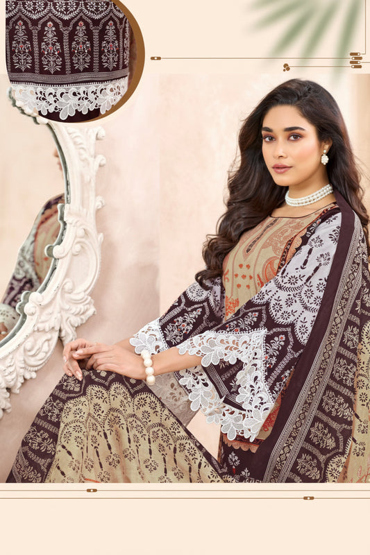 Gulbahar Noir Heritage | Lawn Cotton Pakistani Suit Set