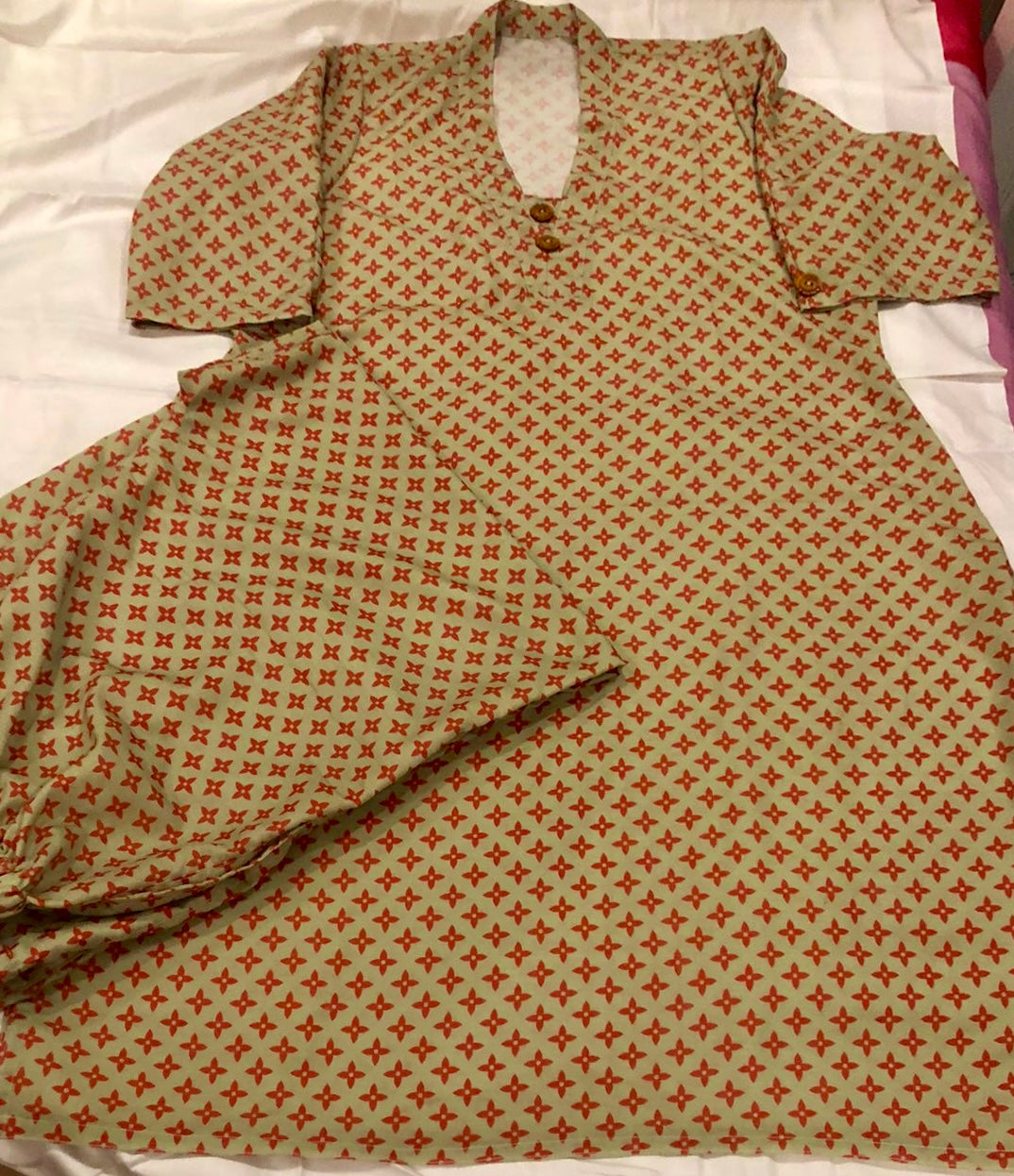 Desi Vitton Cotton Kurta Set