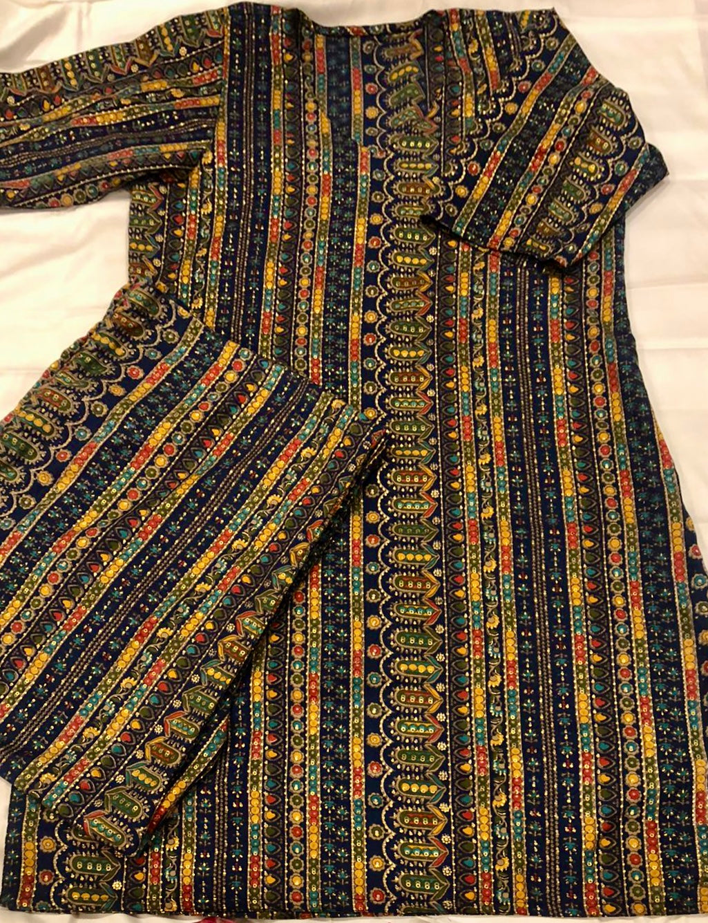Tribal Tapestry Cotton Kurta Set