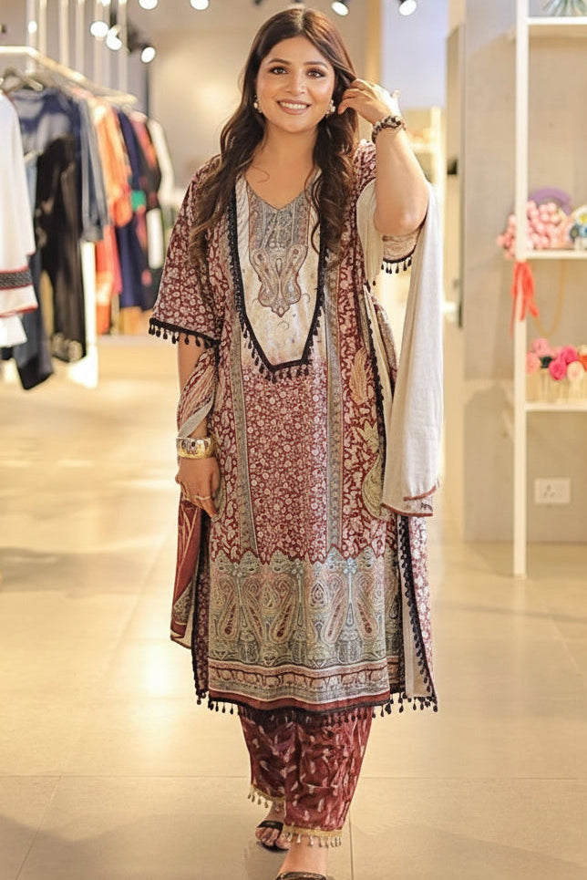 Zareen Heritage Kaftan Set