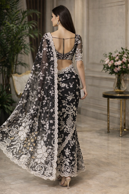 Iris Veil Net Saree