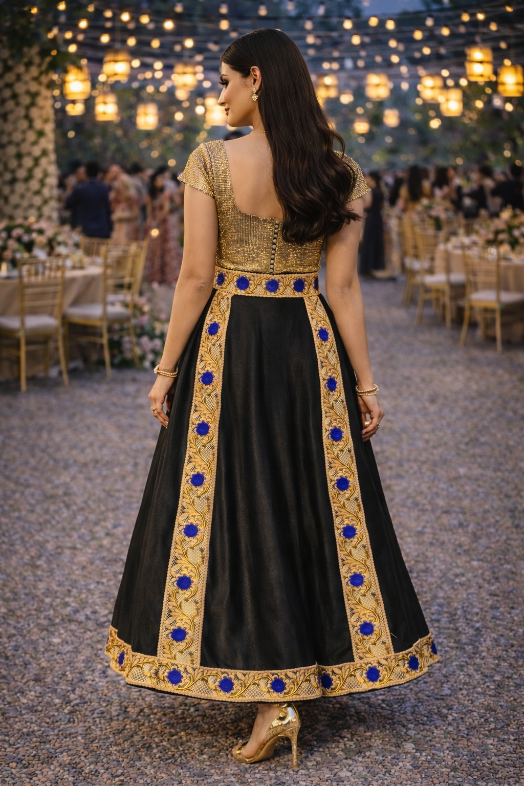 Midnight Royale Lehenga Skirt Set