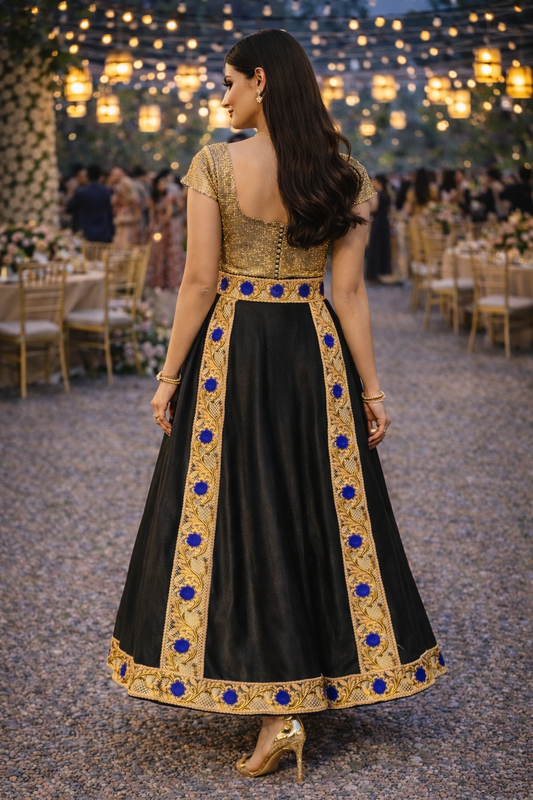 Midnight Royale Lehenga Skirt Set