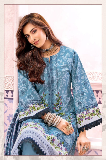 Falak Regal | Lawn Cotton Pakistani Suit Set