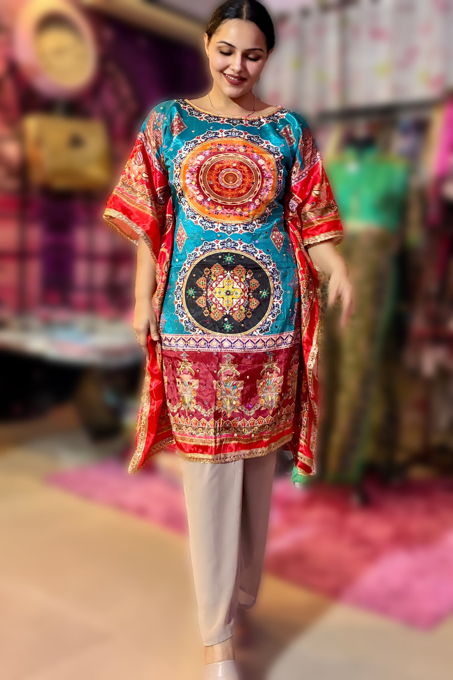 Zarina Bohemian Radiance Kaftan
