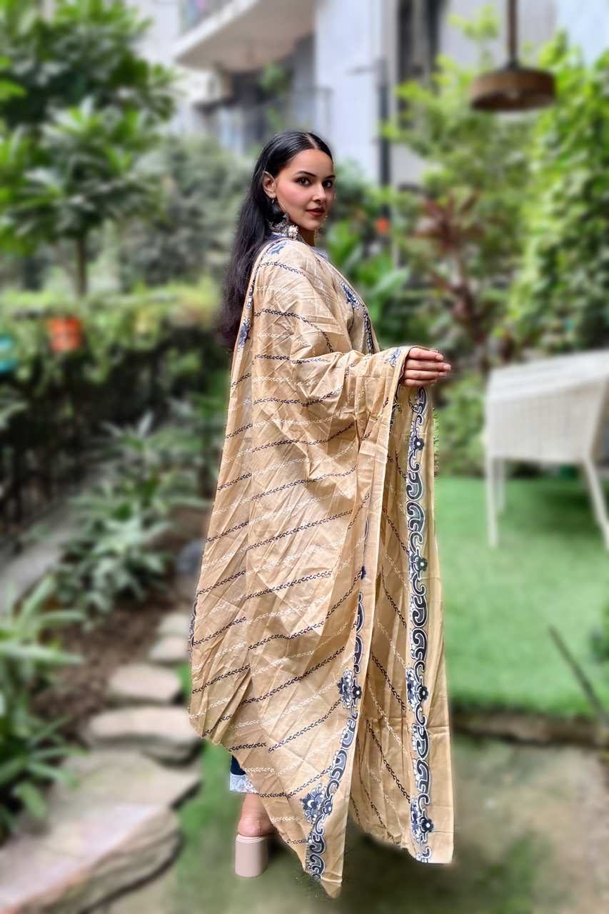 Amani Midnight Bloom | Lawn Cotton Pakistani Suit Set