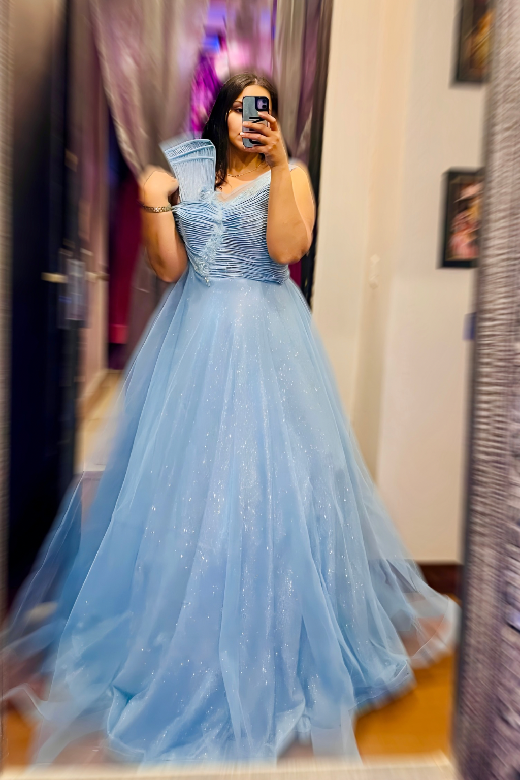 Frozen Whisper Ball Gown