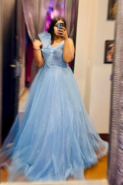 Frozen Whisper Ball Gown