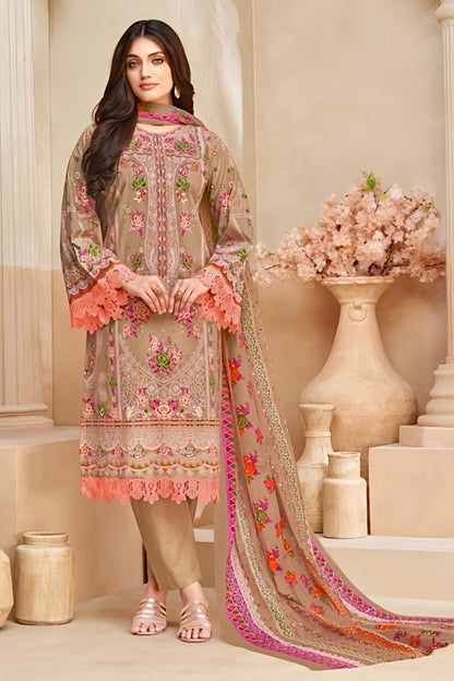Noor Sand Bloom Pakistani Suit Set