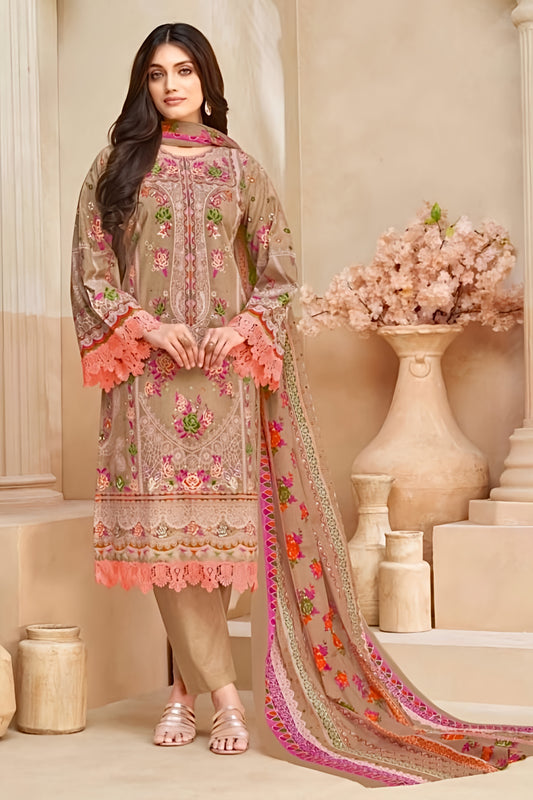 Noor Sand Bloom Pakistani Suit Set