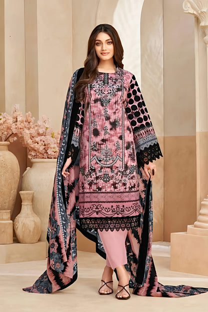 Aafreen Rosewood Noir Pakistani Suit Set