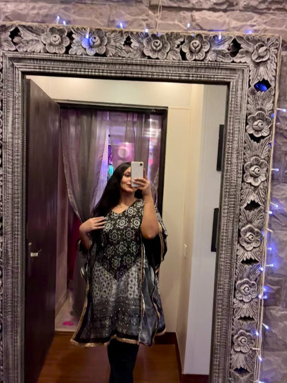 BnW Midnight Mosaic Kaftan